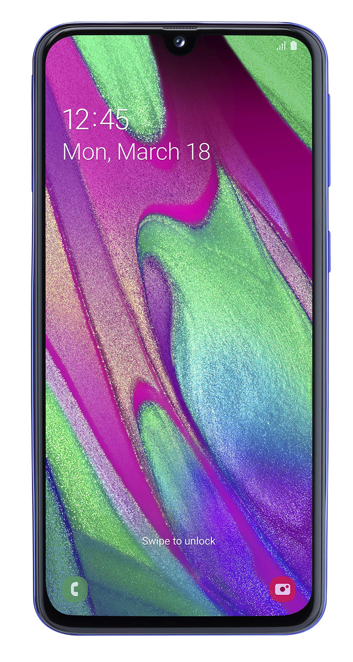 Samsung Galaxy A40 Smartphone (15.0cm (5.9 Zoll) 64GB interner Speicher, 4GB RAM, Dual SIM, blau) -