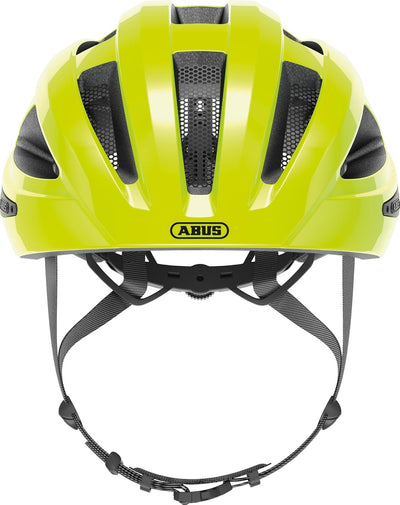 ABUS Rennradhelm Macator - sportiver Fahrradhelm für Einsteiger - auch für Zopfträger/-innen - für D