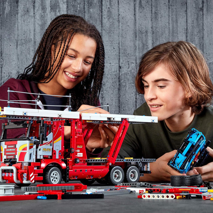 LEGO Technic 42098 - Autotransporter Frustfreie Verpackung Single, Frustfreie Verpackung Single