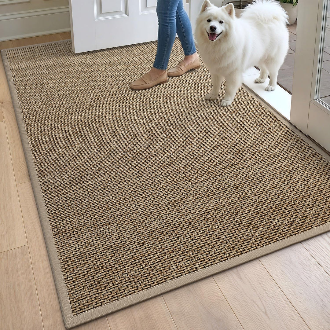 DEXI Fussmatte Innen 120 x 180 cm, rutschfest und Saugstark, Beige Beige 120 x 180 cm, Beige 120 x 1