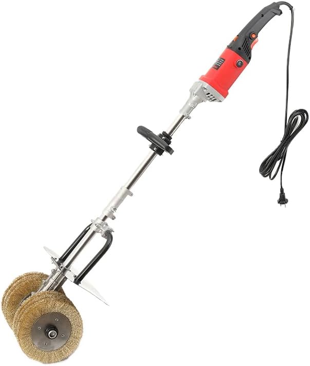 Bürstenschleifer 3580W, Leistungsstarker Walzenschleifer, Schleifmaschine für Aussenrenovierungen, 6