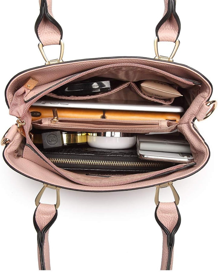 Miss Lulu Handtasche Damen,Exquisitem Handtasche Damen Mittelgross,Lychee Muster Tasche Damen,Hochwe