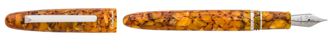 Esterbrook E436 Estie Honeycomb Füllfederhalter aus Acryl mit verchromten Beschlägen, Federstärke Me