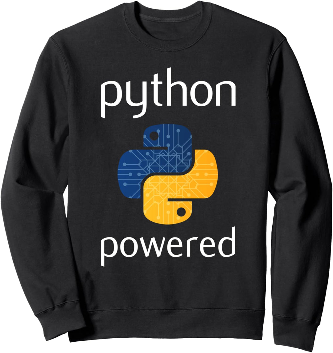 Python Powered Logo Programmiersprache Sweatshirt