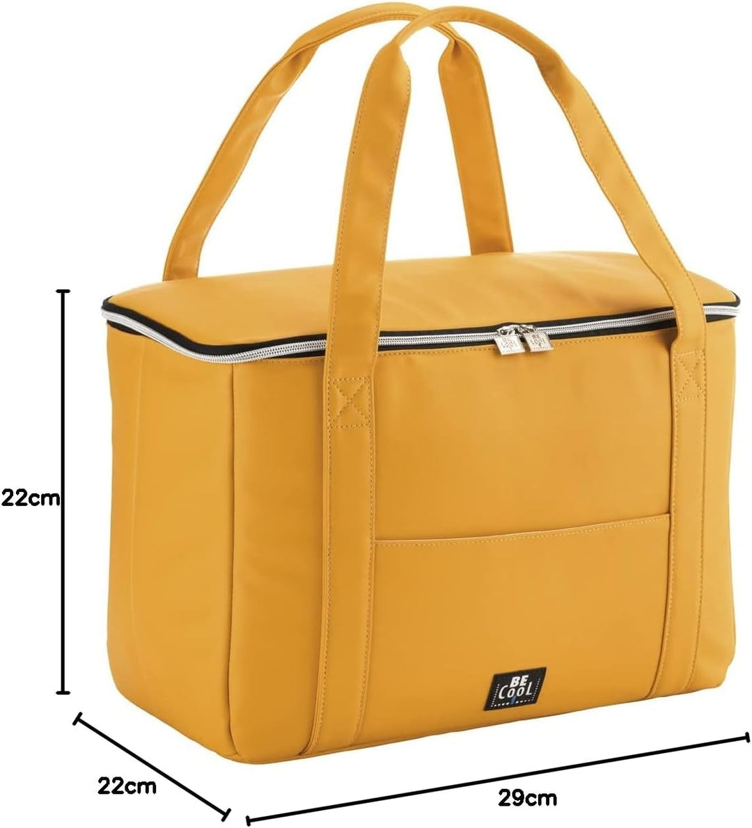 Grosse City Kühltasche L, 44 x 22 x 29cm 28 L Volumen mit Breiten Tragegriffen für Picknick, Schule,