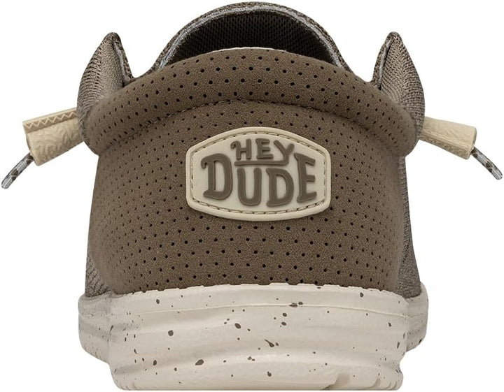 Hey Dude Herren Wally Tri Moc Toe Shoes 37 EU Beige, 37 EU Beige