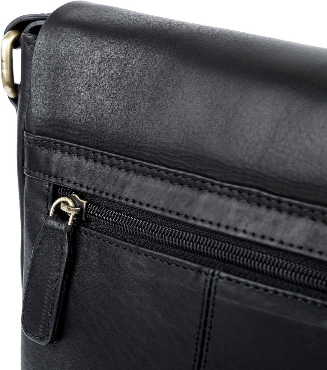 FEYNSINN BERLIN Umhängetasche JACKSON aus Premium Leder I Messenger bag klein für Herren und Damen i