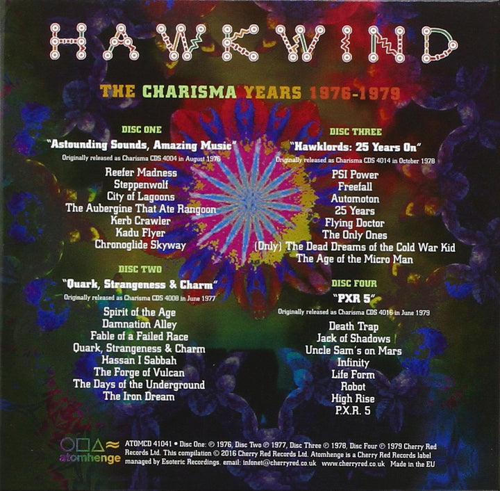 Charisma Years 1976-1979, Audio-CD