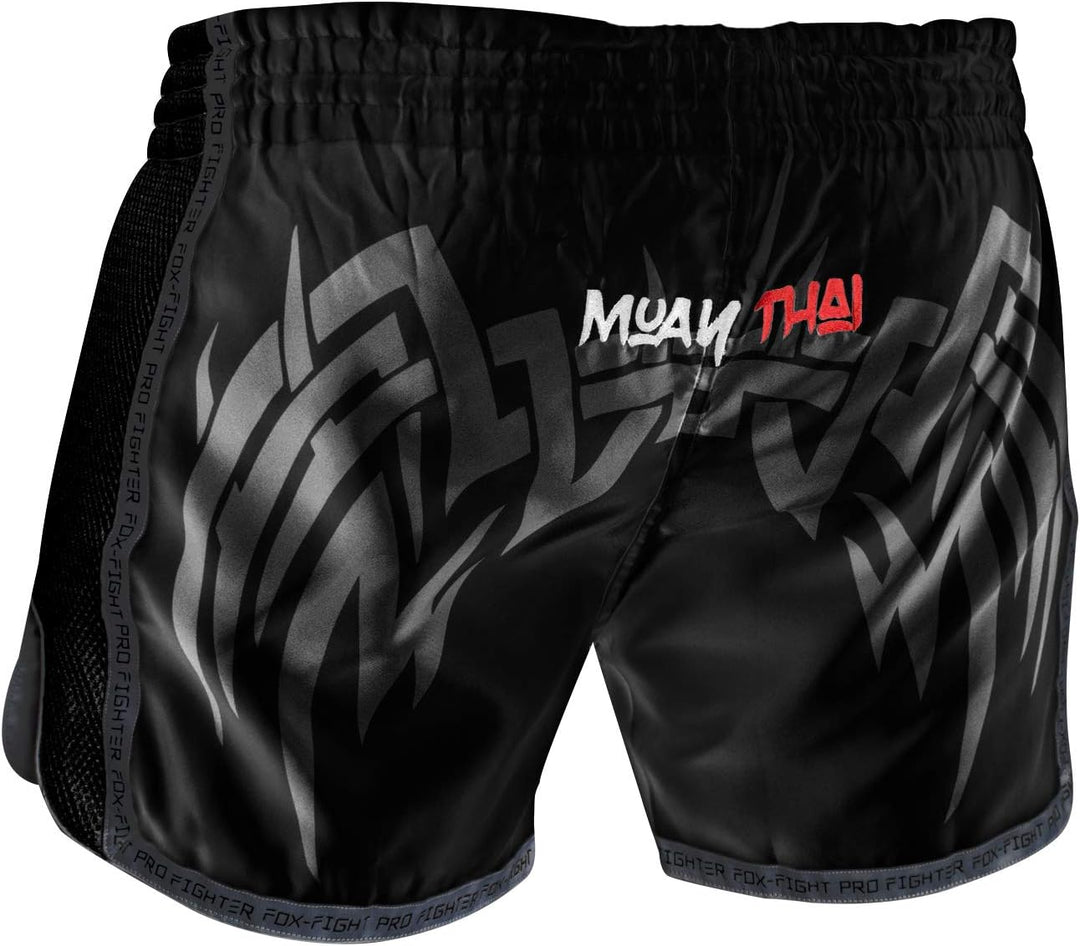 FOX-FIGHT Thai Short Tiger Fight Hosen Shorts Muay Thai Kickboxen UFC Kampfsport Boxen Training MMA