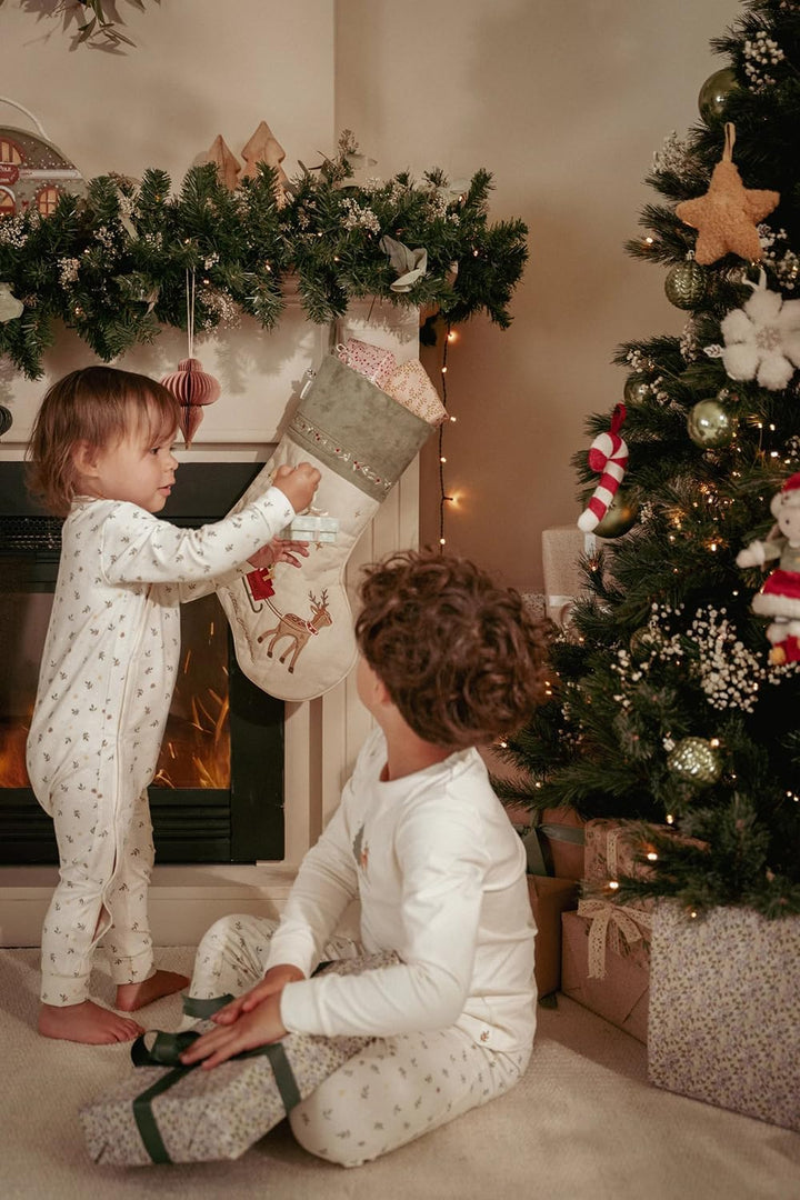 Little Dutch Weihnachtsstrumpf Nikolausstrumpf Nikolausstiefel zum Befüllen und Aufhängen XL - Weihn