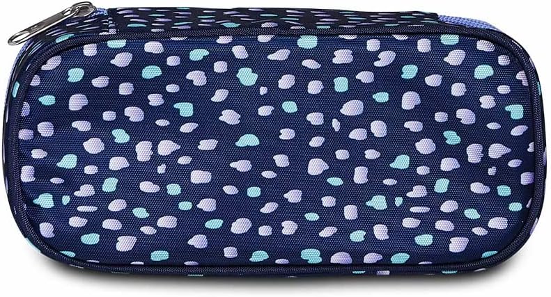 Seven Federmäppchen, Mäppchen, mehrfarbig, nachhaltiges Gewebe, Federtasche für Schreibwaren, mit St
