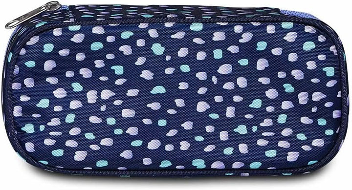 Seven Federmäppchen, Mäppchen, mehrfarbig, nachhaltiges Gewebe, Federtasche für Schreibwaren, mit St