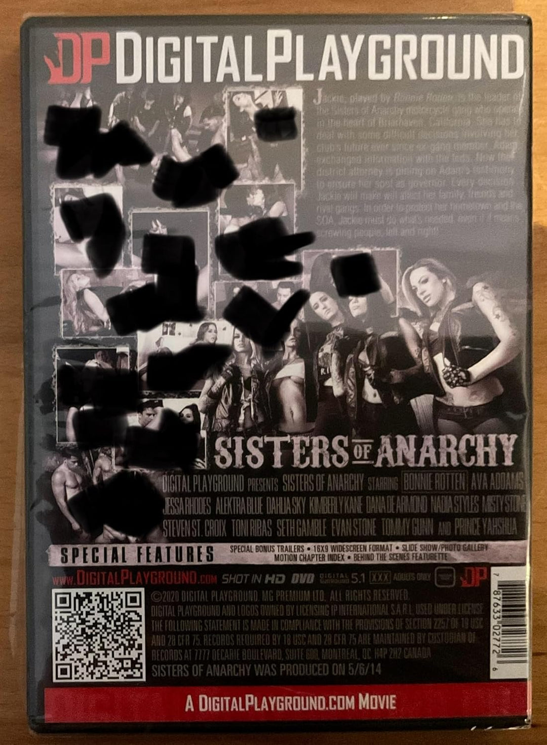 Sisters Of Anarchy [Digital Playground] by Bonnie Rotten [2-Disc DVD-Set], DVD