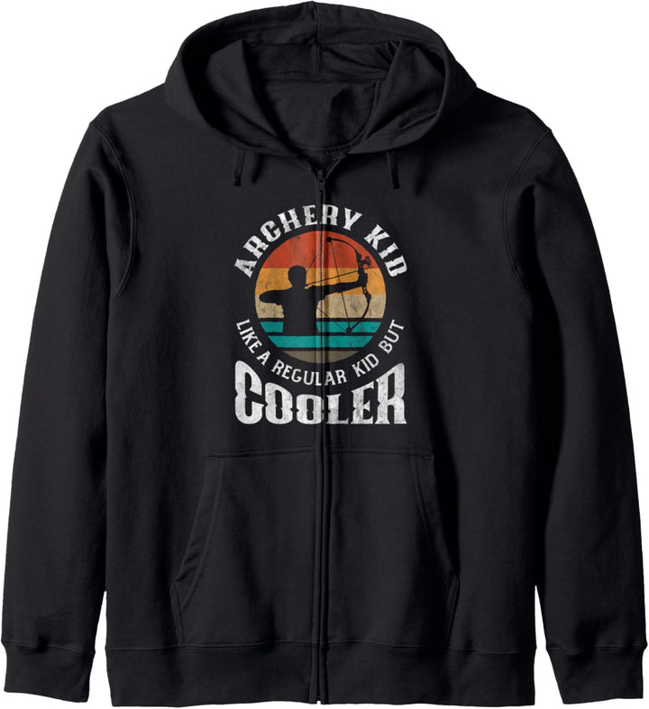 Lustiges Bogenschütze Bogenschiessen Kind Kapuzenjacke