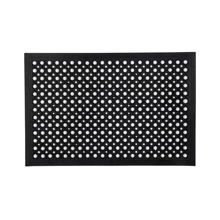Doortex® Open-Top Schwarz Anti-Ermüdungsmatte - 90 x 150cm 150L x 90B x 1.4D cm Schwarz, 150L x 90B