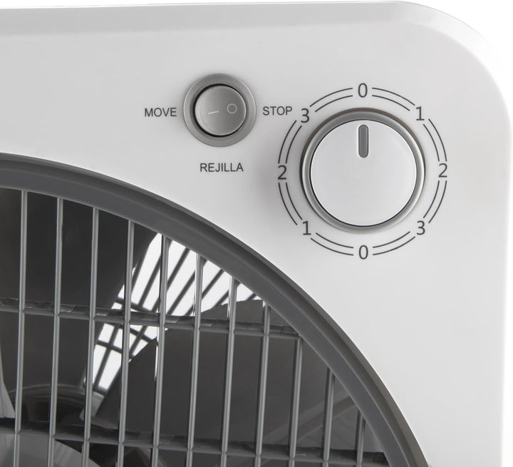 Orbegozo BF 0138 - Standventilator mit 6 Blättern, Schutzgitter, drehbar in beide Richtungen, 3 Gesc