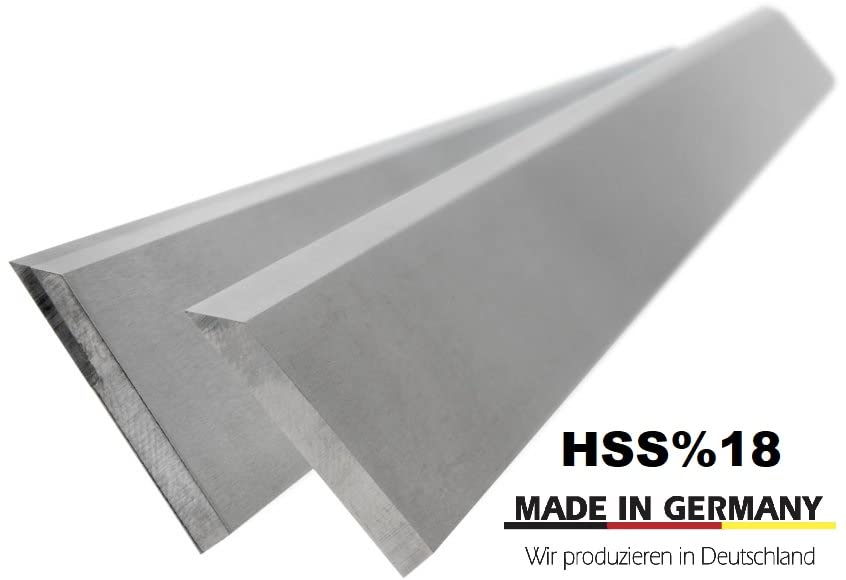 2 Stück Kity K5 - Kity 432 Hobelmesser 150 x 20 x 2,5 mm HSS%18 Wolfram