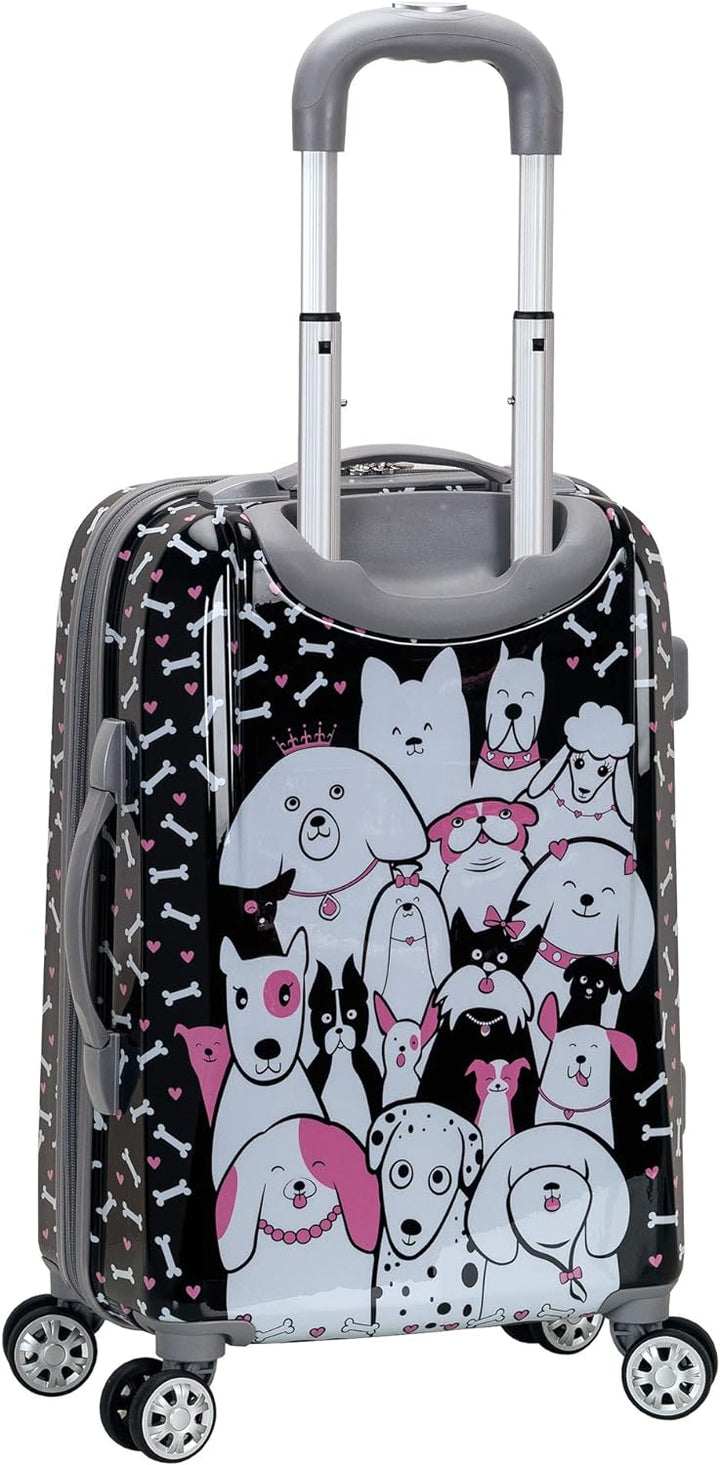 Rockland Vision Hartschalen-Trolley, Sortiert/Mehrfarbig, Carry-On 20-Inch, Vision Hardside Spinner