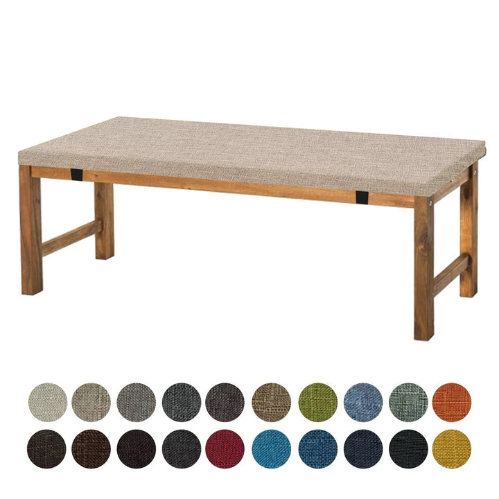 Aselbia Bankauflage Bankkissen Stuhlkissen 90 X 35 X 5CM，Waschbar Abnehmbarem Gartenbankauflage Bank