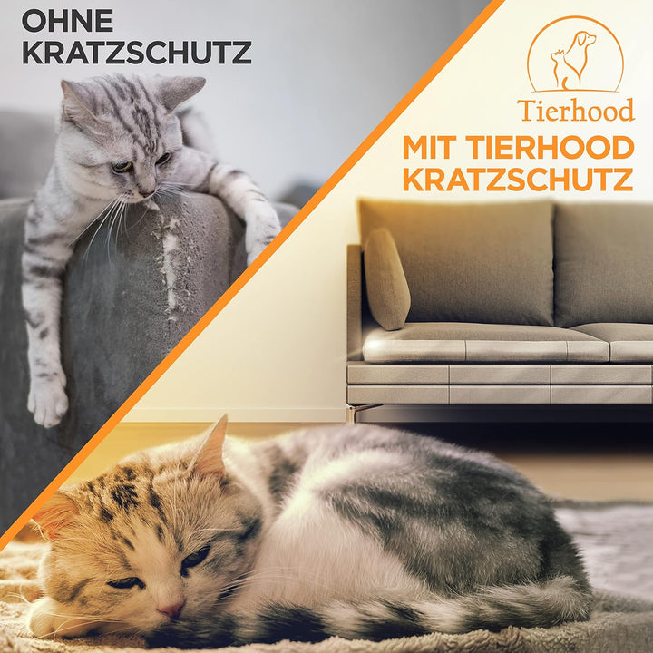 Kratzschutz Katze - Kratzschutz Sofa Katze - Selbstklebende Anti Kratz Folie für Katzen - Kratzfolie