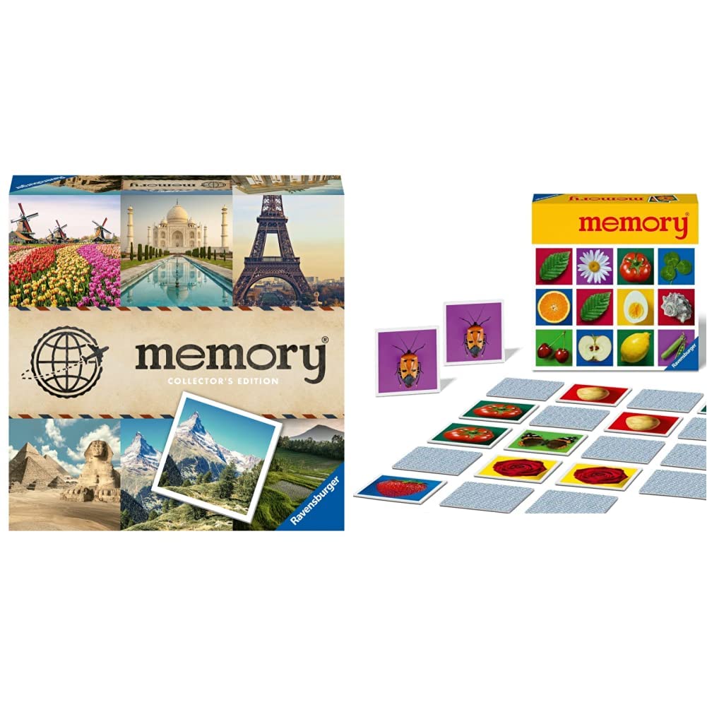Ravensburger Collector's memory Schönste Reiseziele 27379 - Das weltbekannte Gedächtnisspiel mit Bil