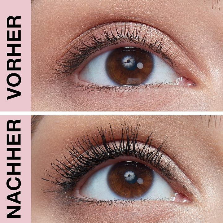 Maybelline New York Schwarze Wimperntusche für lange Wimpern, Lash Sensational Sky High Mascara, Ver