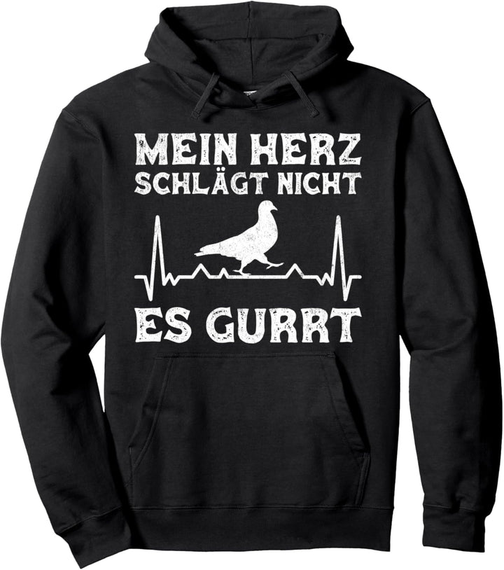 Mein Herz Schlägt Nicht Es Gurrt Taubenzucht Vogel Tauben Pullover Hoodie