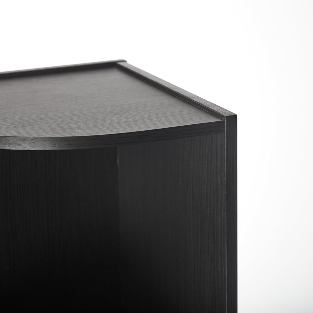 Iris Ohyama, Eckschrank, Bücherregal, 3 feste Regale, Design, Multifunktional, Büro, Eingang, Schlaf