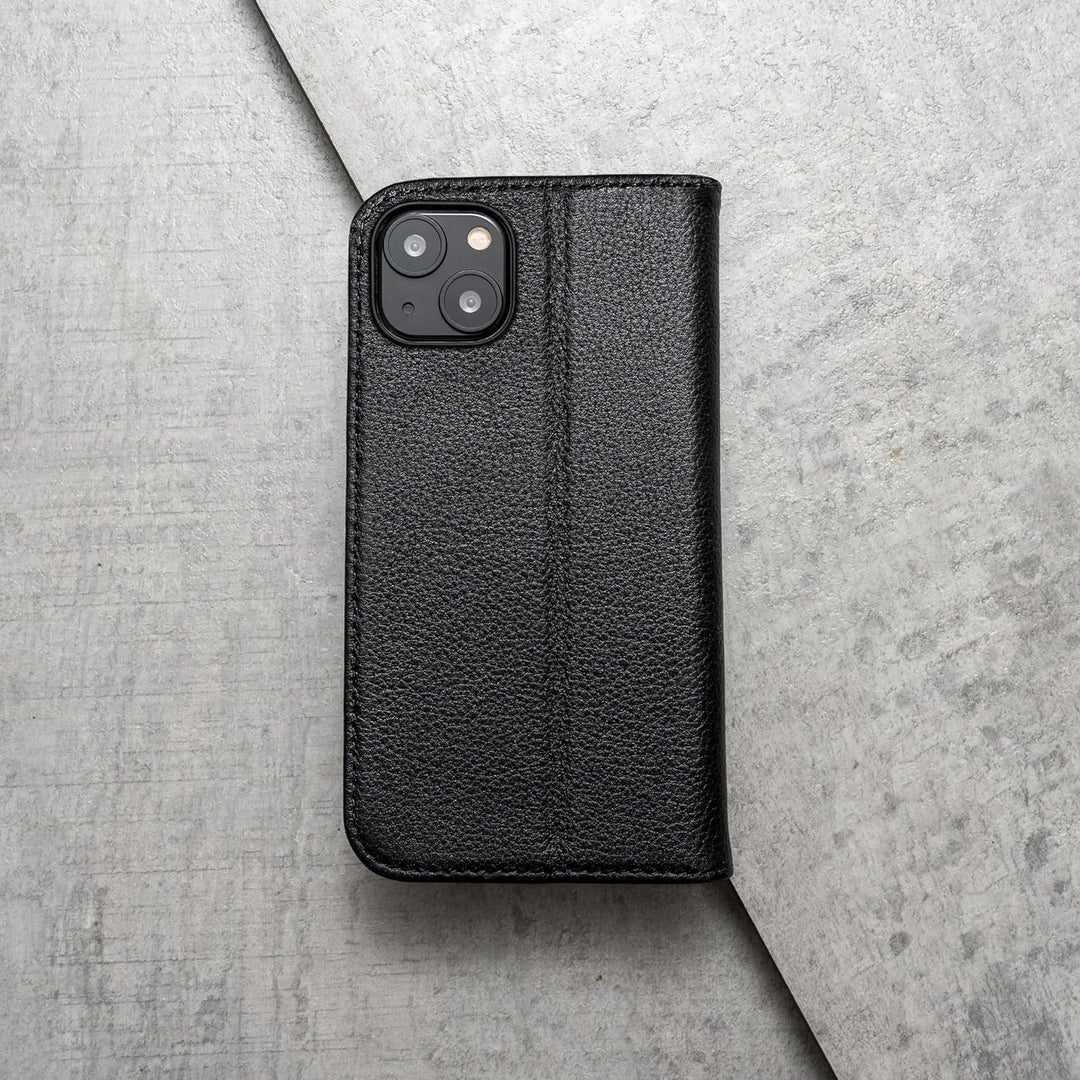 Porter Riley - Lederhülle für iPhone 11 Pro (5.8"). Premium Echtleder Standhülle/Cover/Brieftasche m