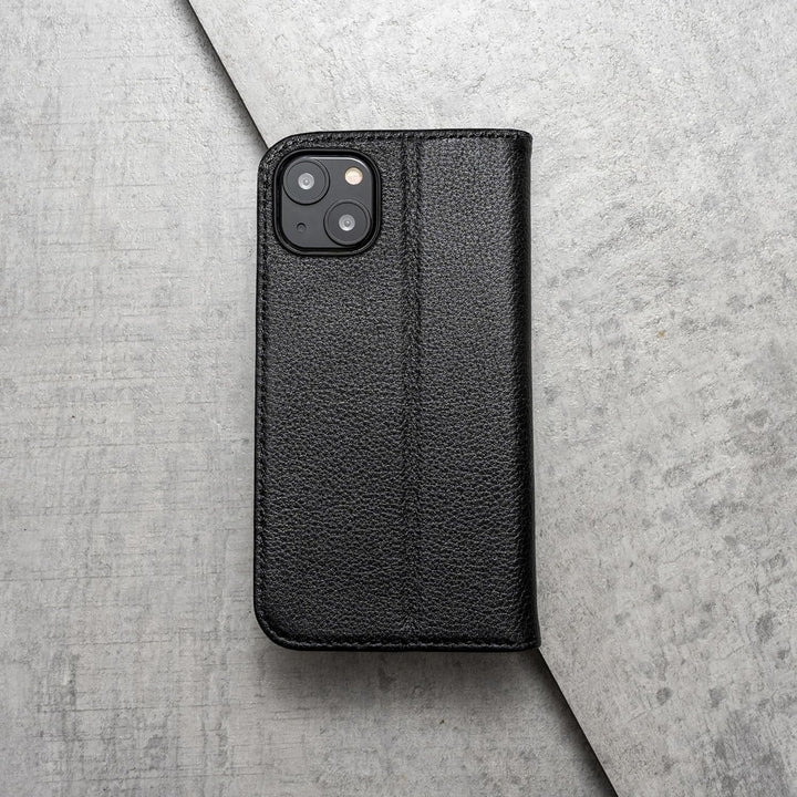 Porter Riley - Lederhülle für iPhone 11 Pro (5.8"). Premium Echtleder Standhülle/Cover/Brieftasche m