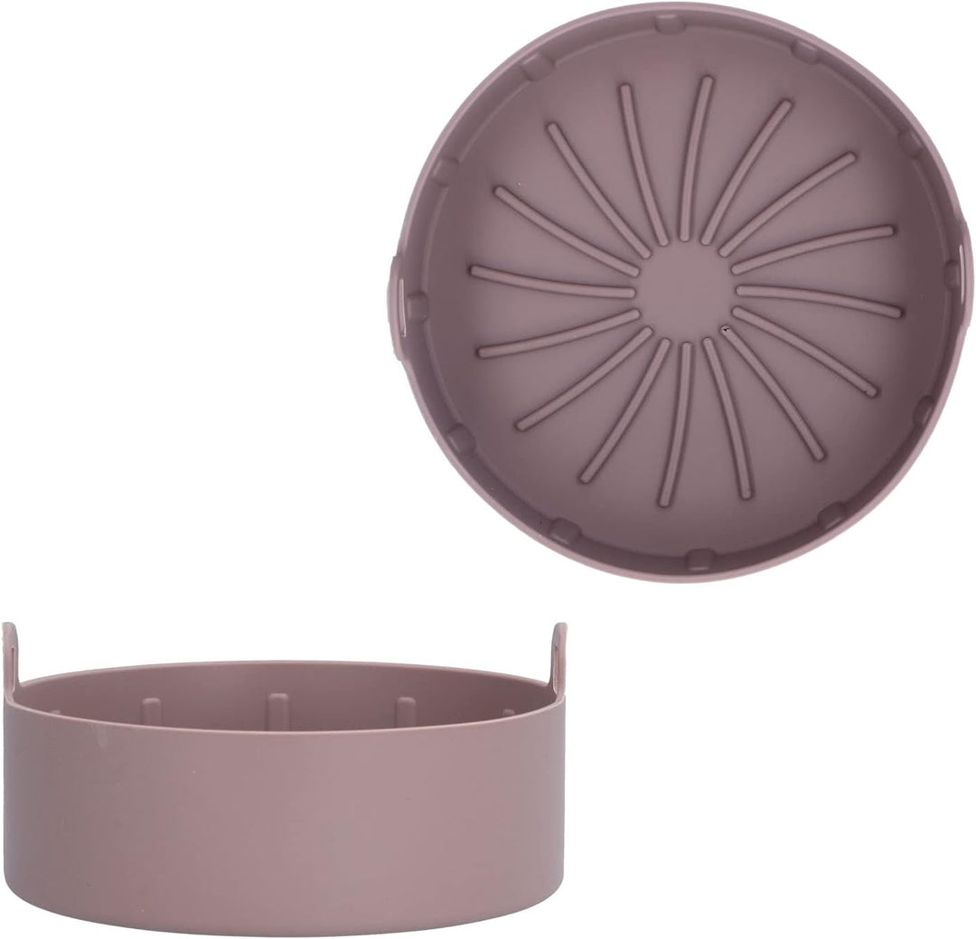 Heissluftfritteuse Silikon Topf, 16 cm ‑20℃‑220℃ Runder Wiederverwendbarer Elektrischer Fritteusenko