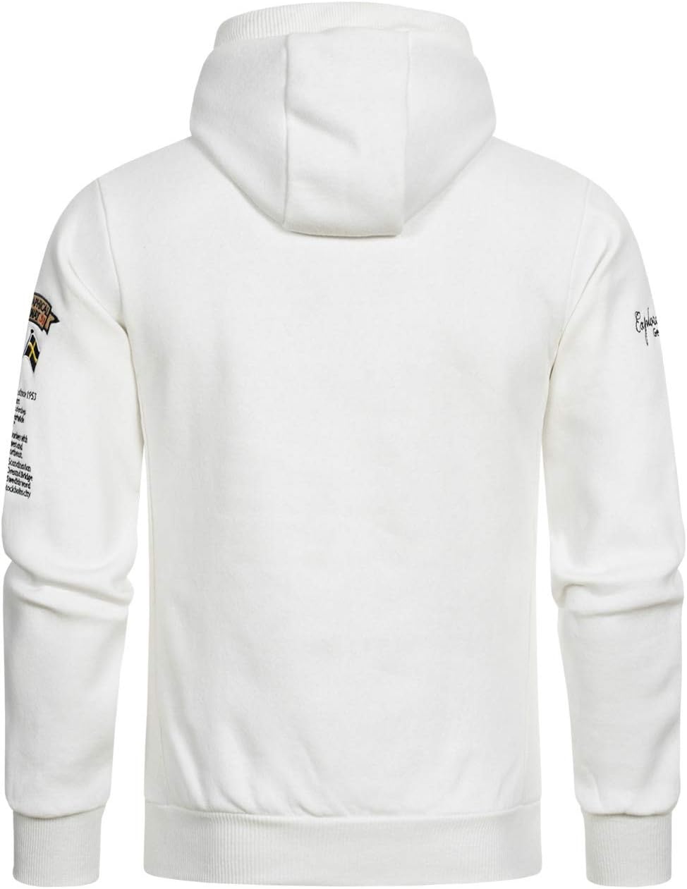 Geographical Norway GYMCLASS Men - Herren Kängurutasche Hoodie Sweatshirt mit Markenlogo und Langarm