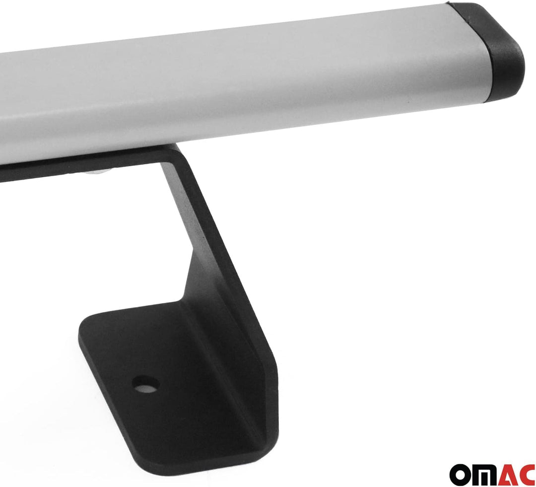 OMAC Dachträger Gepäckträger Relingträger kompatibel mit VW Caravelle T5 2003-2015 Stahl Grau 2X T5