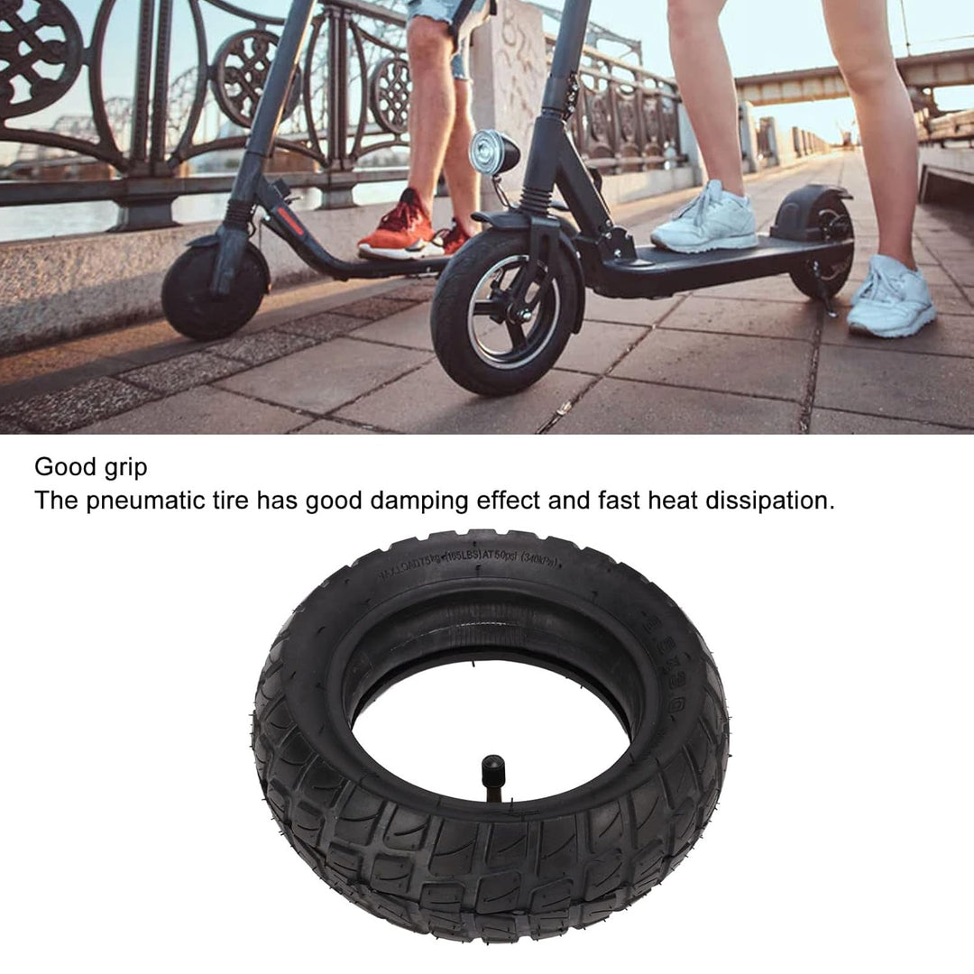 Hapivida E Scooter Reifen mit Schlauch, 8.5x3.0, Verdickt Ersatzreifen, mit 90 Grad Luftdüsen, Ersat