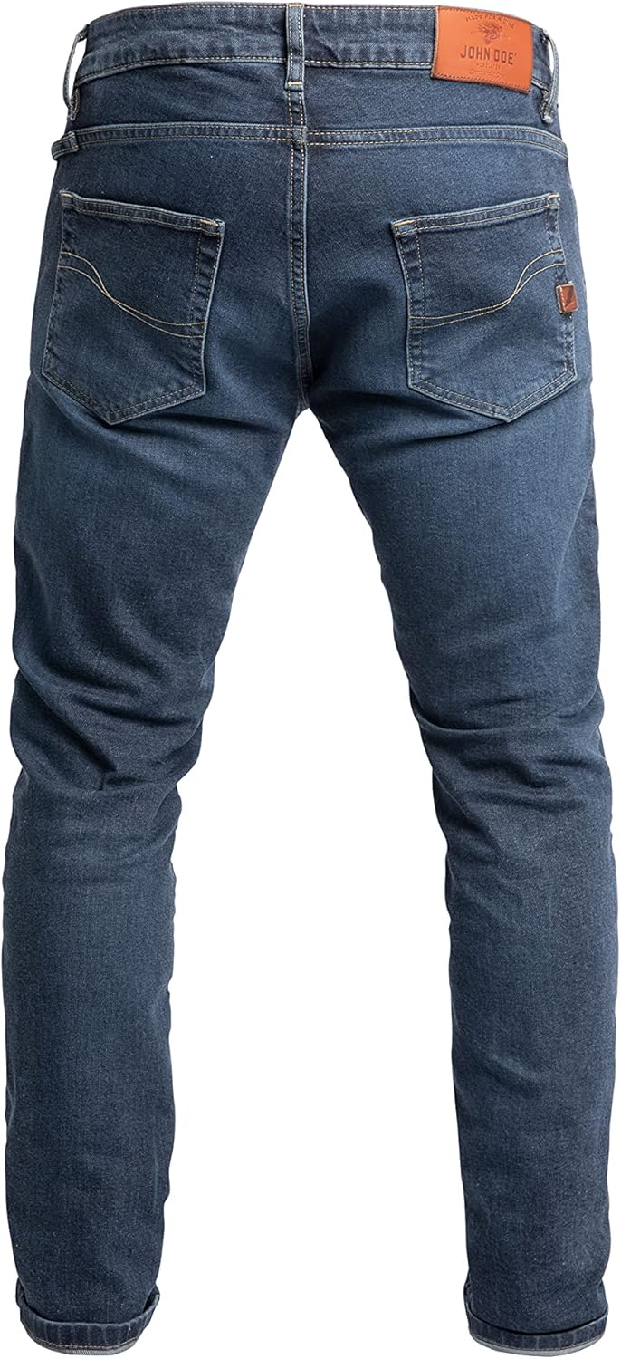 John Doe Dylan - Monolayer | CE - Zertifizierung AAA | Motorradhose | Atmungsaktiv | Motorrad Jeans
