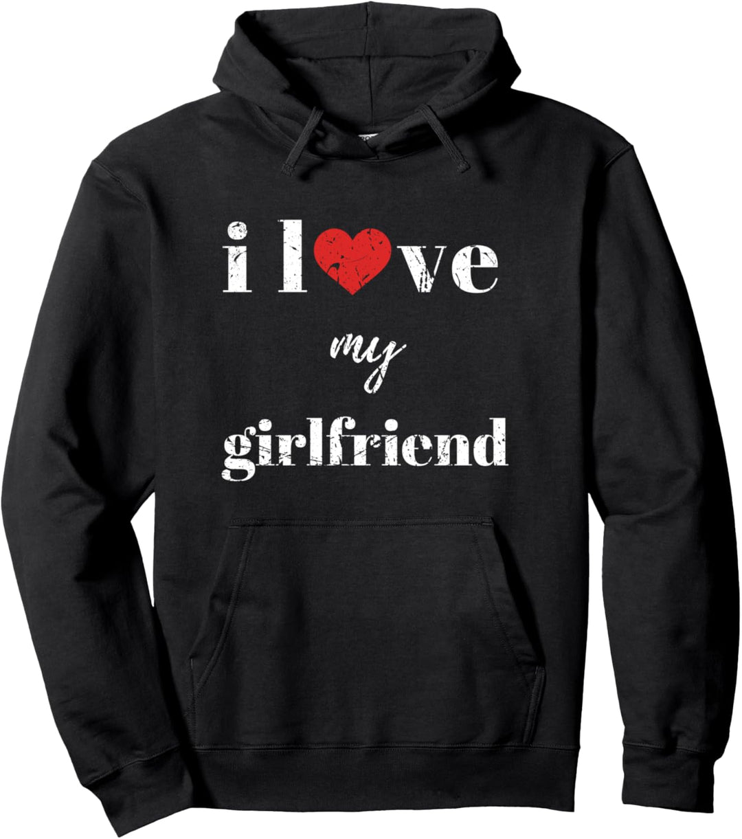 Paar passendes Design Ich liebe meinen Freund Freund Pullover Hoodie