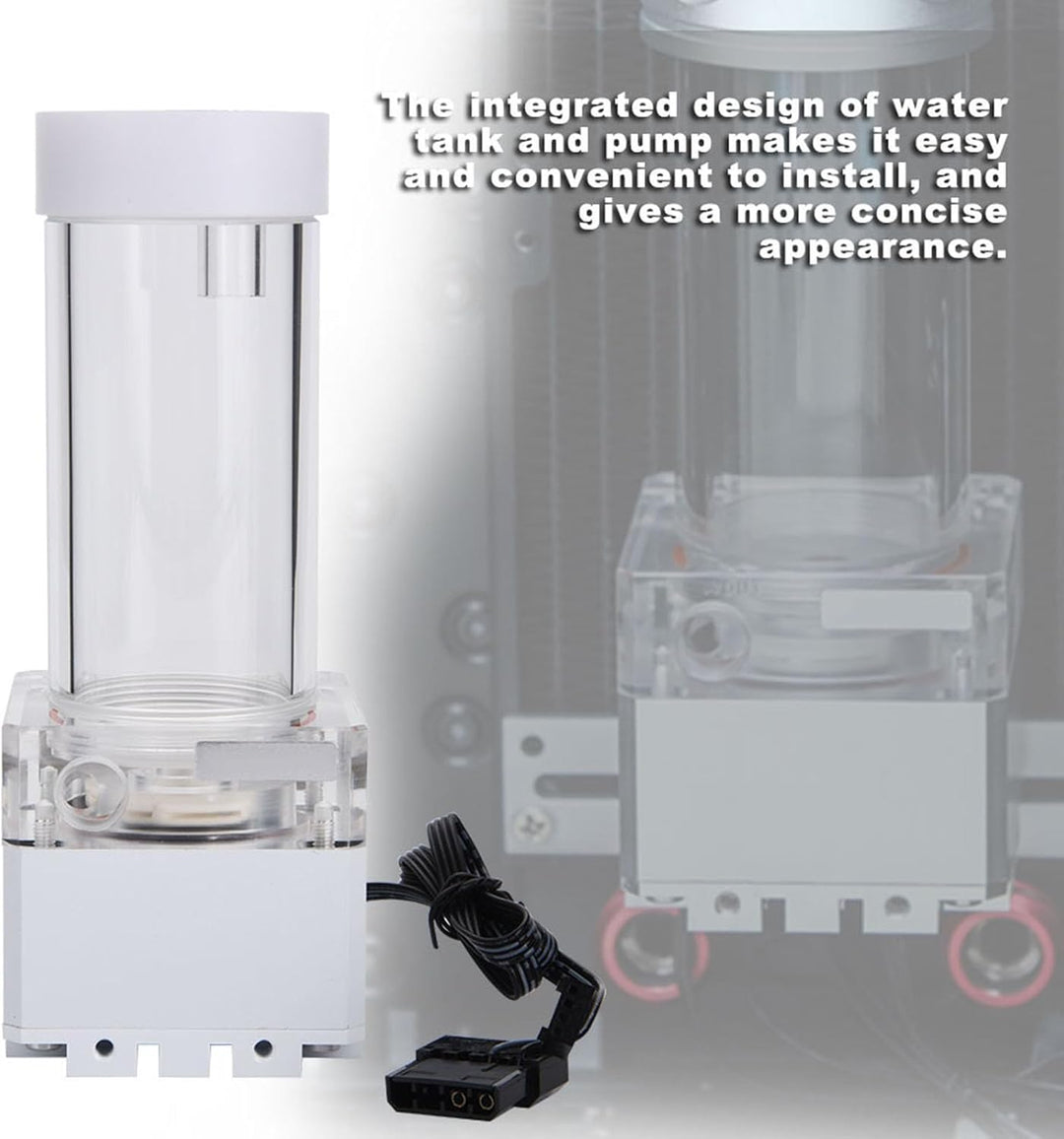Lazmin 800L/H Computer CPU Wasserkühlung Wasserpumpe, 4 Meter Pumpenkopf Schnelle Wärmeableitung Com