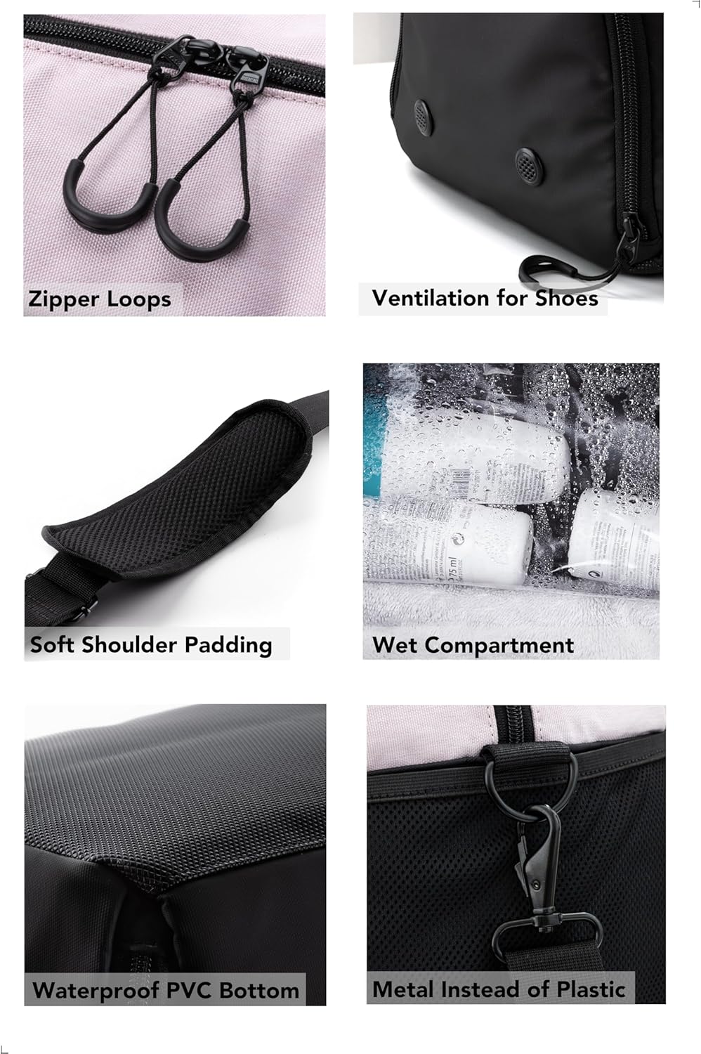 Fitgriff® Sporttasche & Reisetasche V2 für Damen und Herren - mit Schuhfach & Nassfach - Tasche für