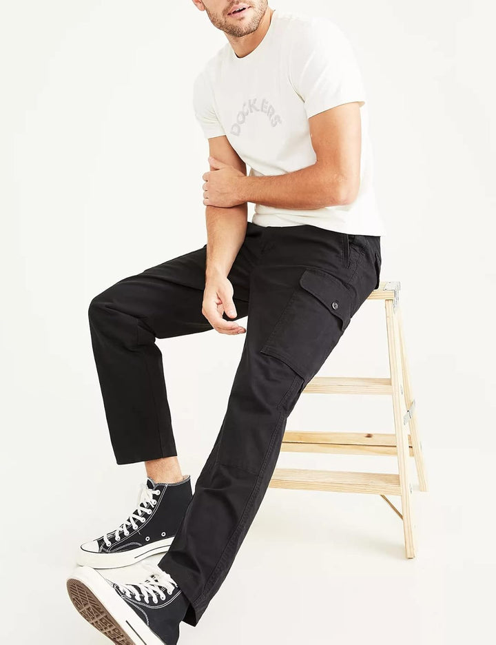 Dockers Herren Cargo Tapered Pants 31W / 30L Beautiful Black, 31W / 30L Beautiful Black