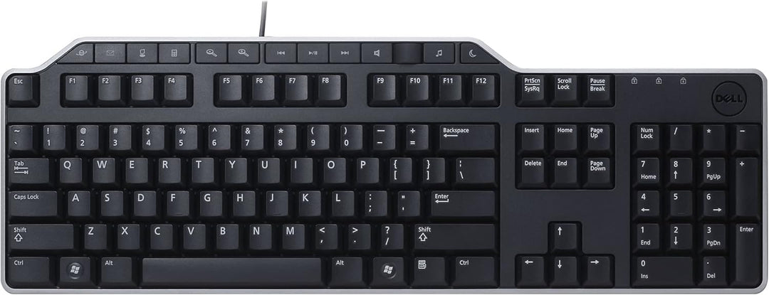 Dell KB-522, Wired, Business Multimedia Tastatur, French (AZERTY), schwarz