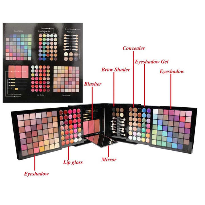 FantasyDay 177 Farben Multifunktions Exquisite Kosmetik Geschenkset Make-up Schmink Kit für Gesicht,