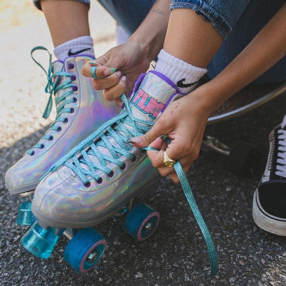 Flamingueo Rollschuhe - Rollerskates, Rollschuhe Mädchen, Schlittschuhe, Discoroller, Roller Blades