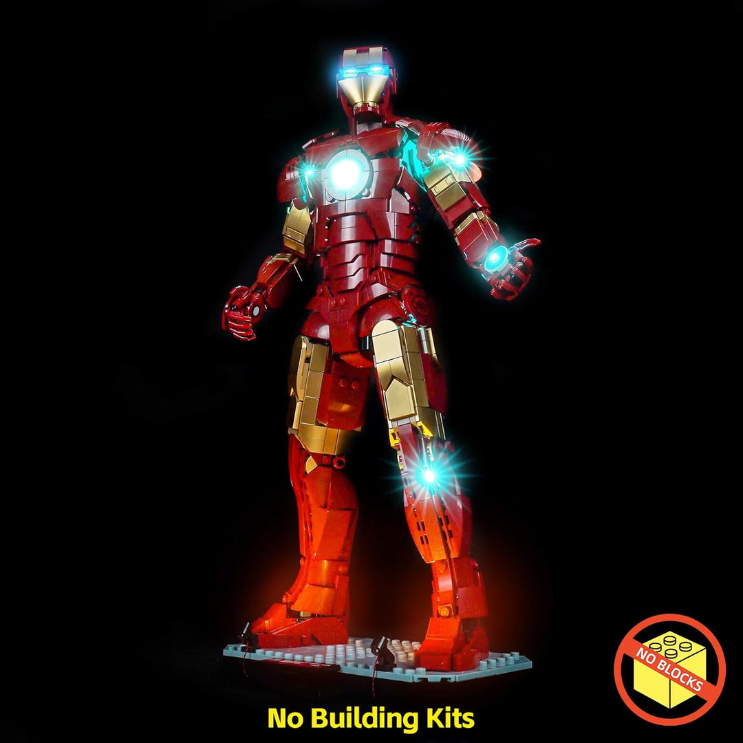 Led Licht Set Kompatibel mit Lego 76344 Iron Man Mark 3 Collectors' Edition (Kein Modell), Dekoratio