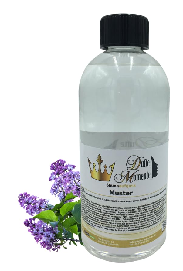 Dufte Momente | Saunaduft Konzentrat Flieder 500ml | mit naturreinen und natürlichen ätherischen Öle
