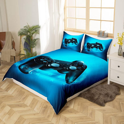 Teens Spiele Bettwäsche-Set, Kinder Gamepad Tröster Startseite Satz 200X200, Moderne Vr Spieler Bett