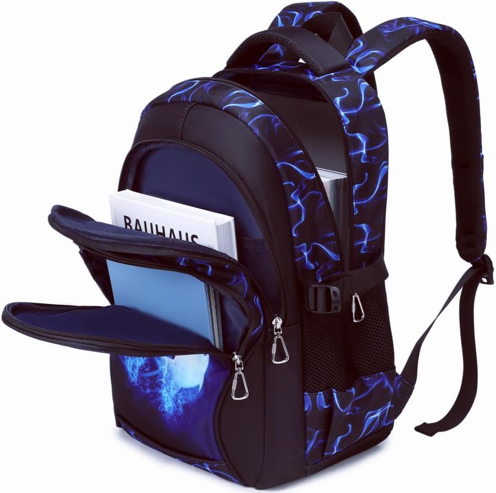 Schulrucksack Jungen Teenager Rucksäcke Kinder Schulranzen Grundschule Mittel Buchtasche Grosse Wass