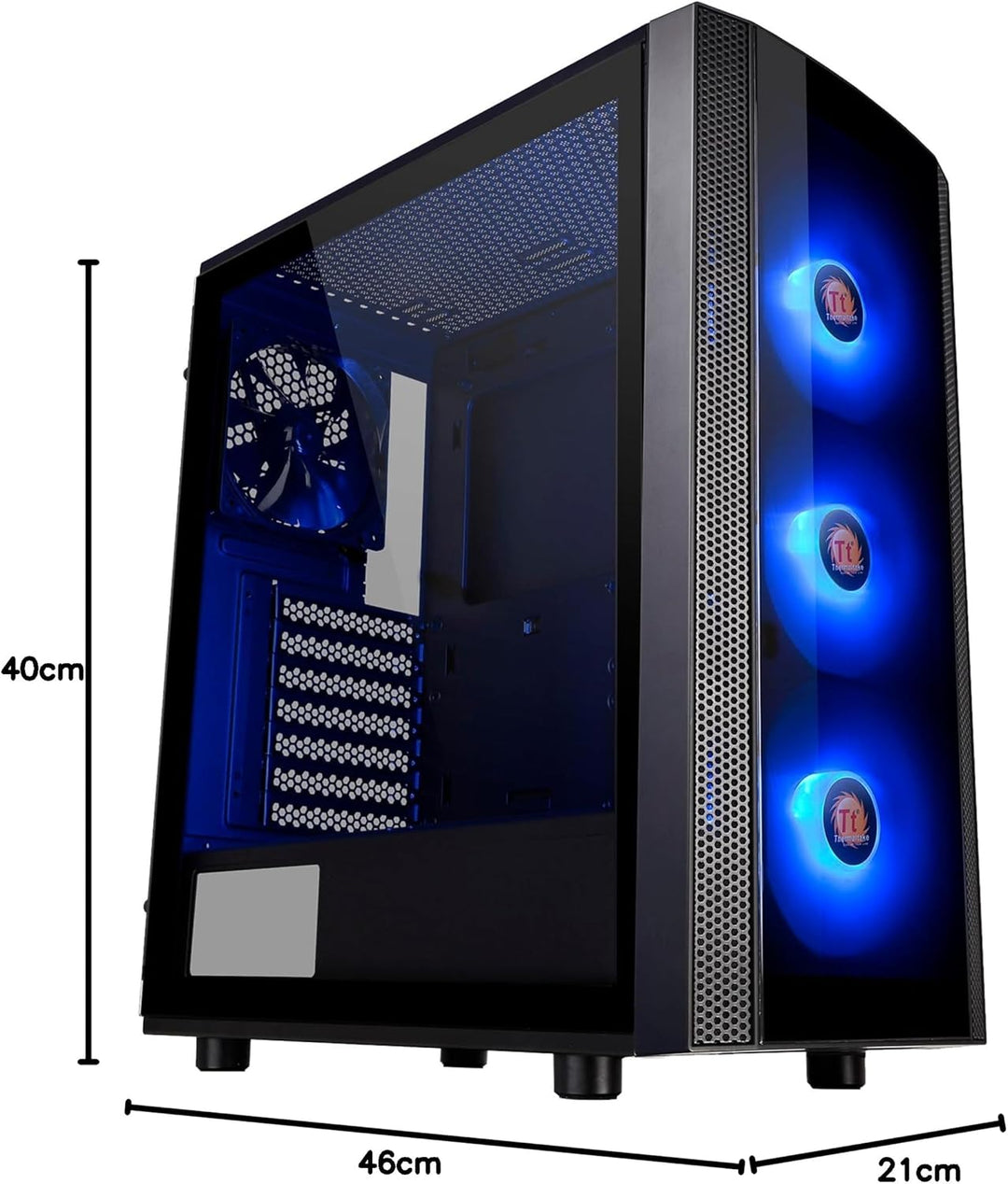 Thermaltake Versa J25 RGB TG (Tempered Glass) Midi Tower PC Gehäuse Versa J25 TG RGB