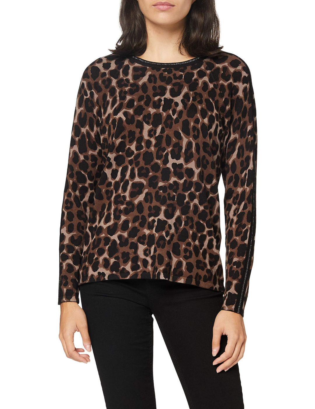 Betty Barclay Damen Pullover 38 Black/Brown, 38 Black/Brown