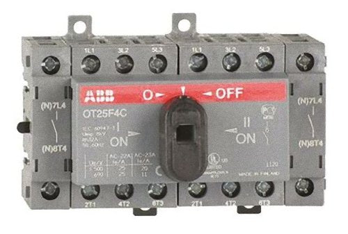 Lastumschalter 4-polig 25A ABB OT25F4C