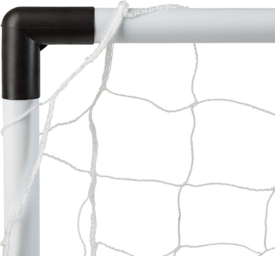 Idena 40465 - 2 Mini Fussballtore aus Kunststoff mit Netz, Ball und Ballpumpe, ab 6 Jahren, ca. 90 x